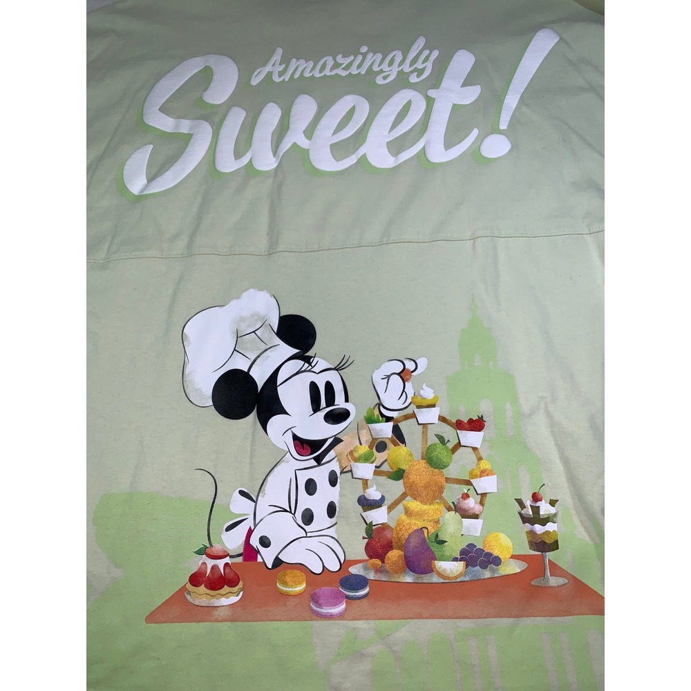 Disney Spirit Jersey 2023 Food & Wine Festival Mickey‎ Minnie Green Unisex Large
